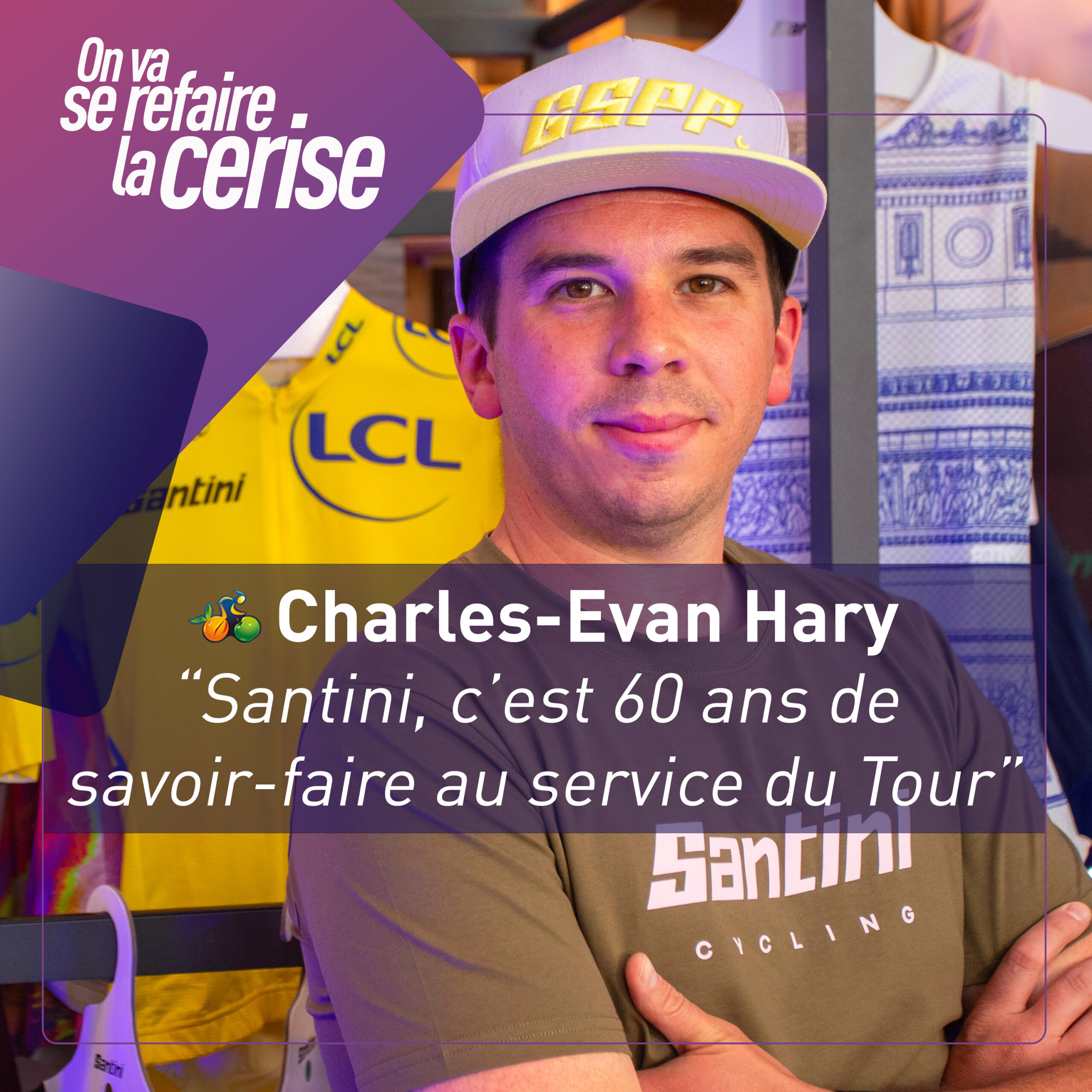 Les secrets des maillots du Tour de France (par Santini) - Charles-Evan Hary